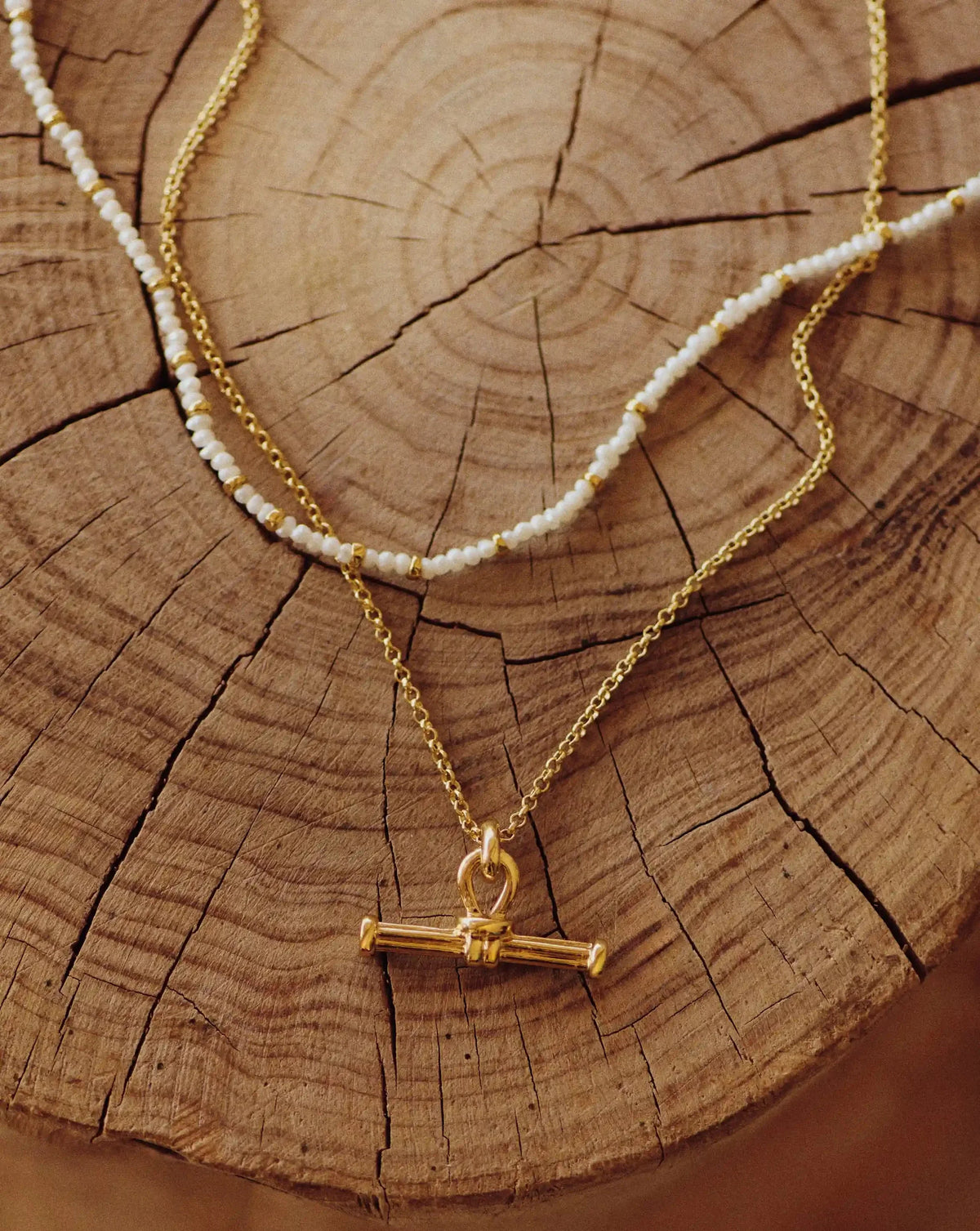 The Andy Everyday Pearl Set | 18ct Gold Plated, Pearl
