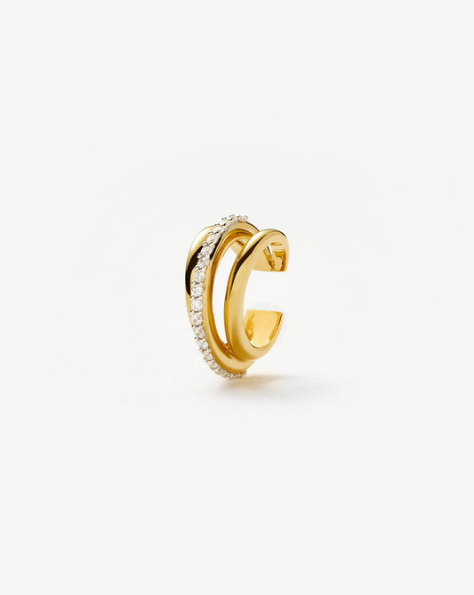 Celestial Pave Ear Cuff | 18ct Gold Plated/Cubic Zirconia