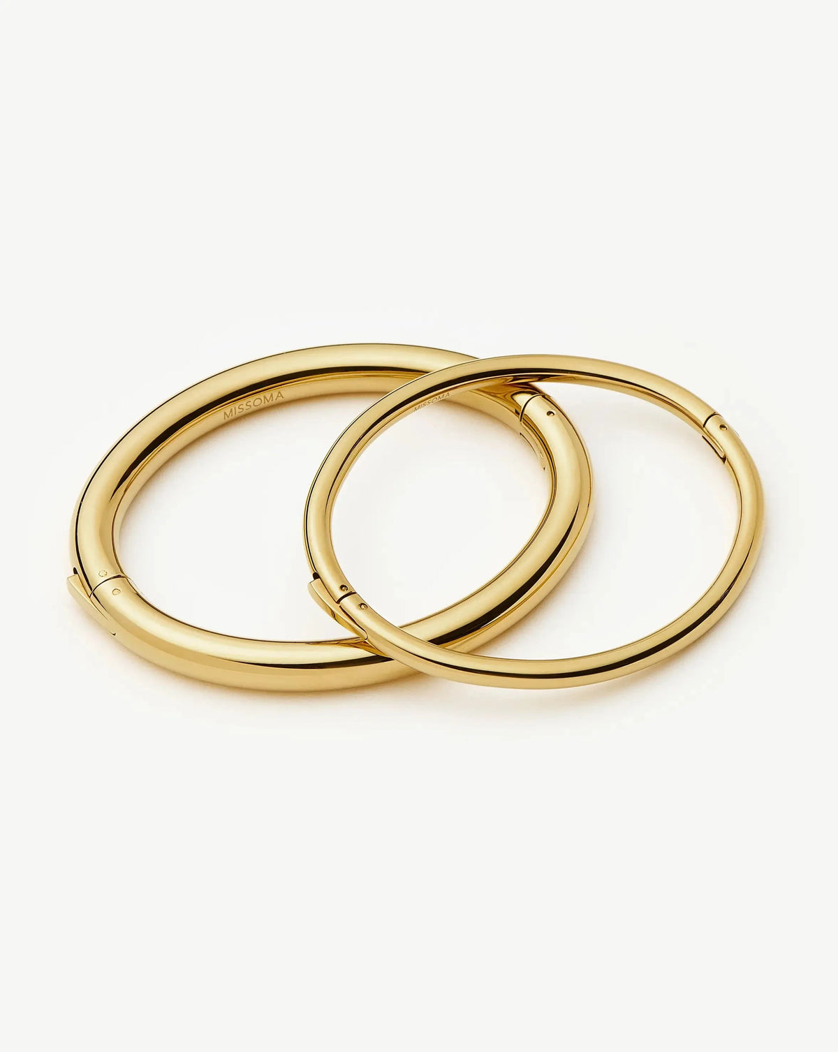 Chunky Bangle Set | 18ct Gold Plated