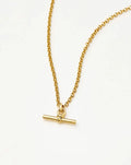 Chunky T-Bar Chain Necklace | 18ct Gold Plated