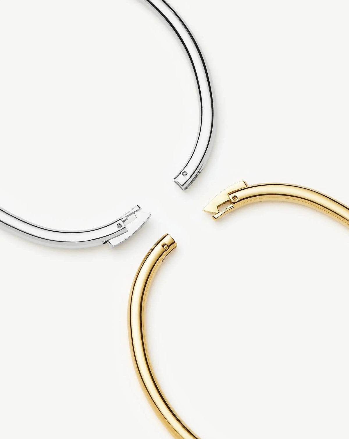 Classic Bangle Set | Mixed Metal