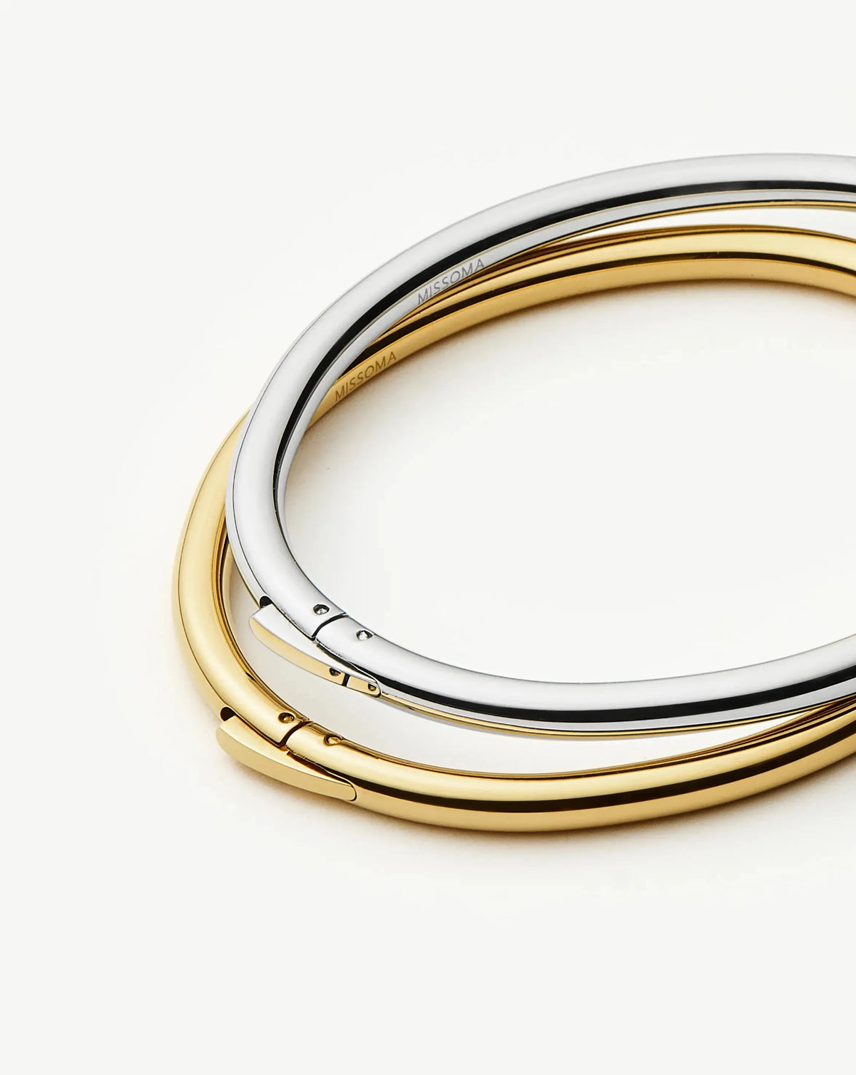 Classic Bangle Set | Mixed Metal