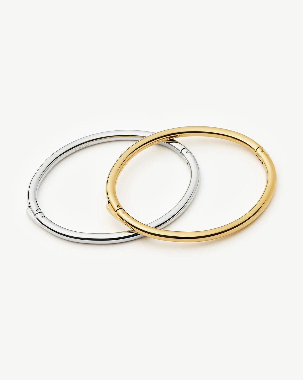 Classic Bangle Set | Mixed Metal