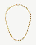 Classic Paperclip Chain Necklace | 18ct Gold Plated