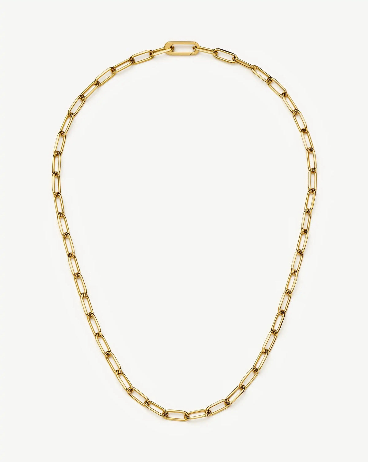 Classic Paperclip Chain Necklace | 18ct Gold Plated