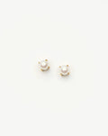 Classic Pearl Stud Earrings | 18ct Gold Vermeil/Pearl