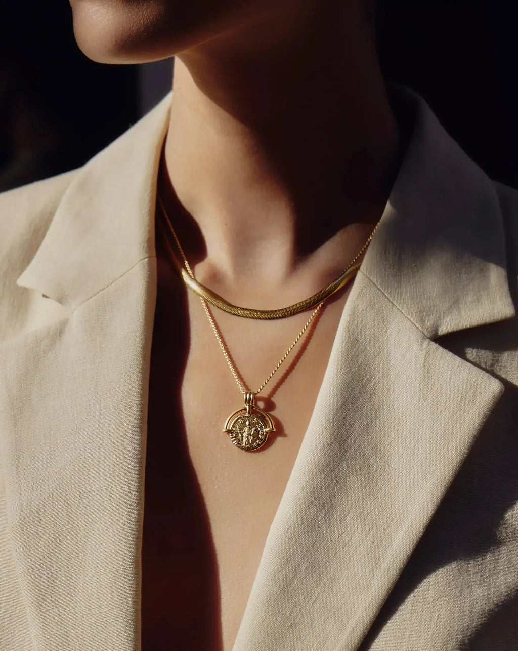 Classic Snake Chain Necklace | 18ct Gold Plated