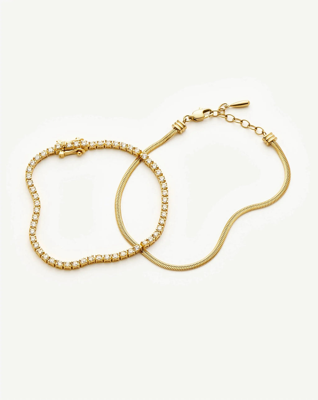 The Meet Your Match Bracelet Set  | 18ct Gold Vermeil/18ct Gold Plated