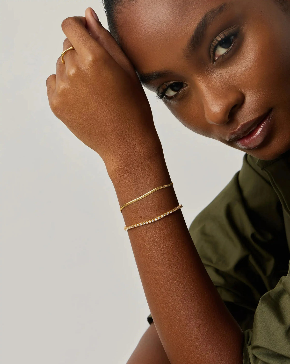 The Meet Your Match Bracelet Set  | 18ct Gold Vermeil/18ct Gold Plated