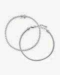 The Meet Your Match Bracelet Set  | Sterling Silver/Platinum Plated