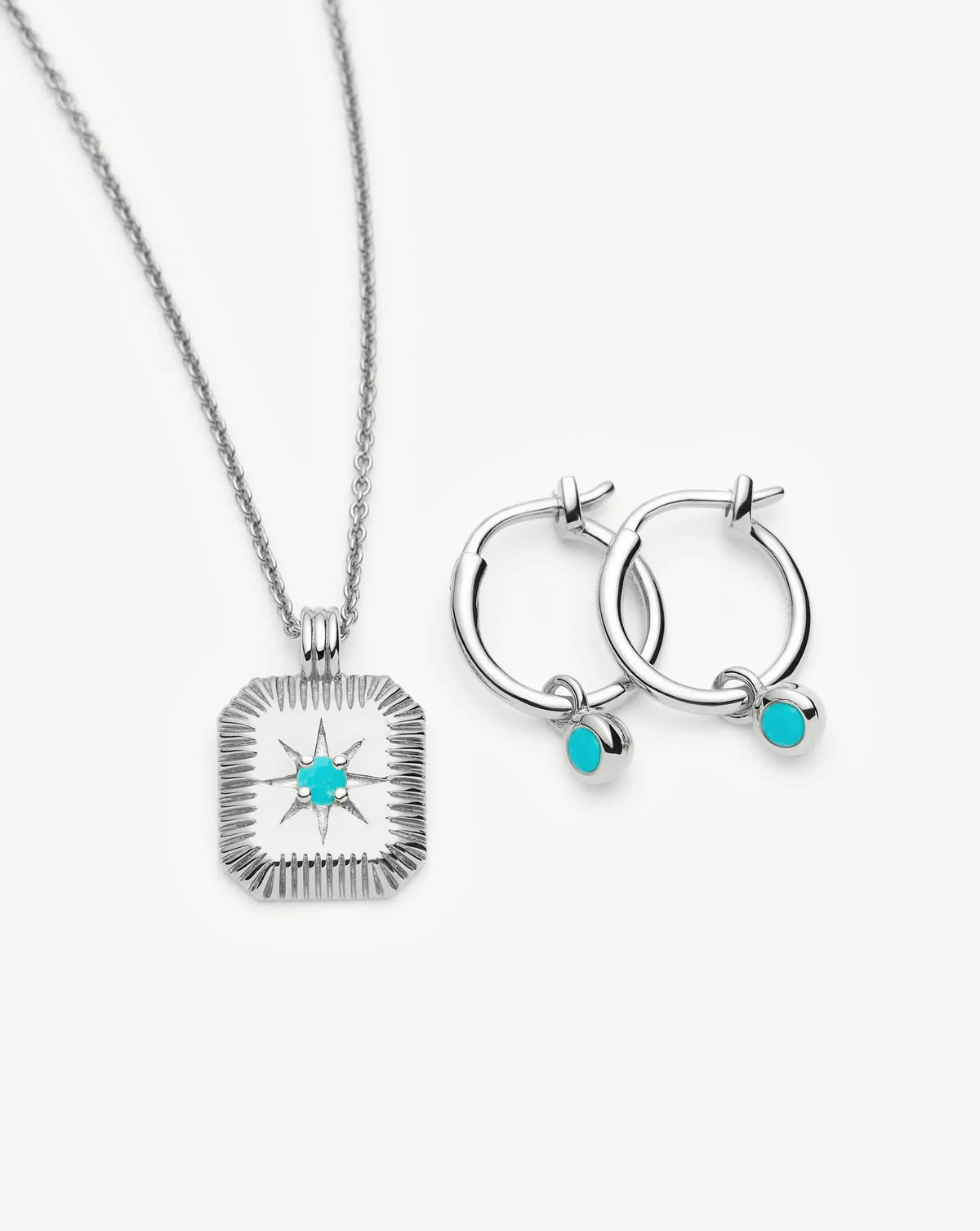 The Meaningful December Birthstone Set | Sterling Silver/Turquoise Magnesite