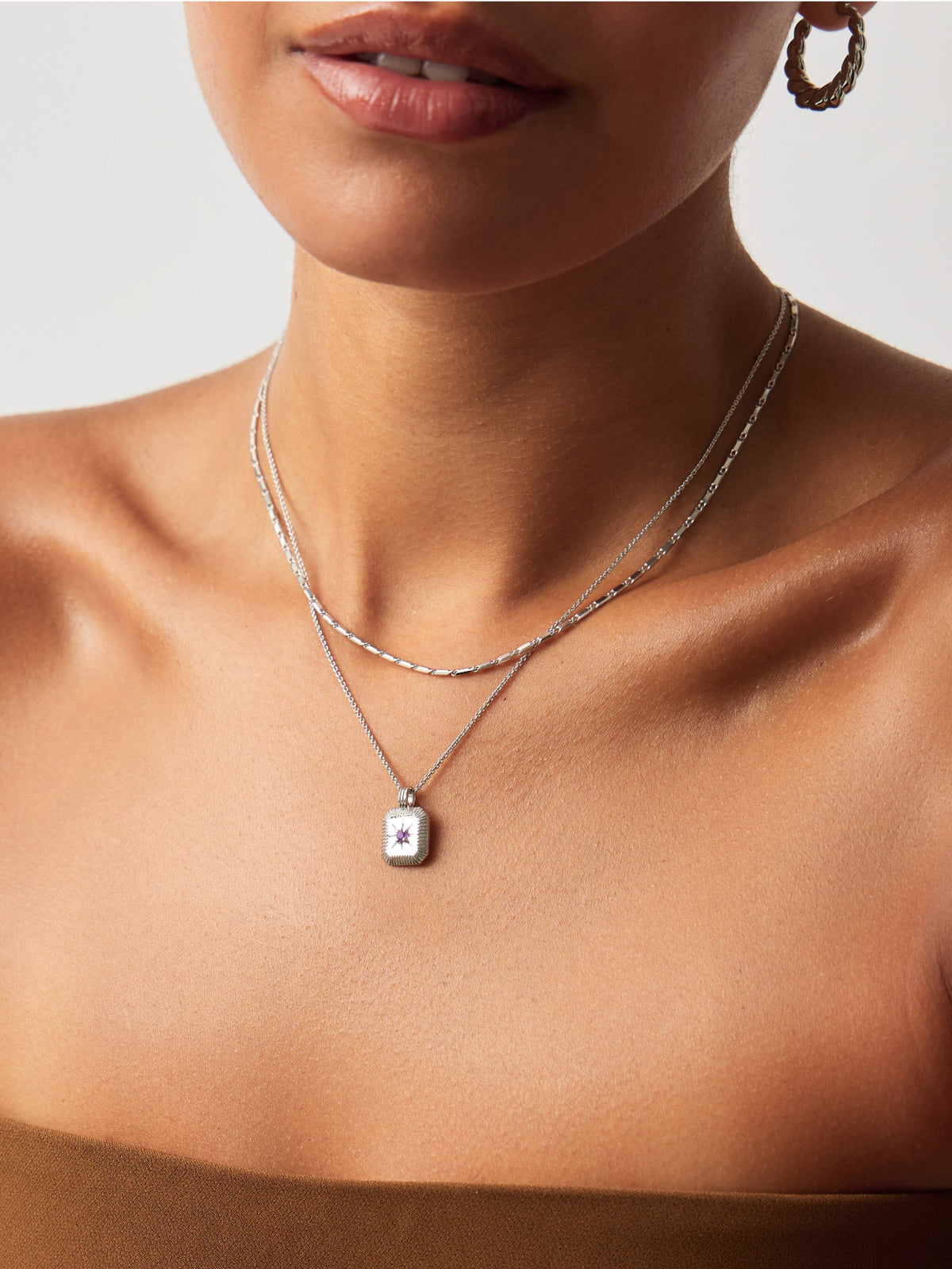The Meaningful February Birthstone Set | Sterling Silver/Amethyst
