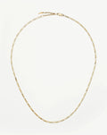 Solid Gold Figaro Chain Necklace