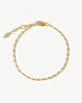 Solid Gold Vervelle Chain Bracelet