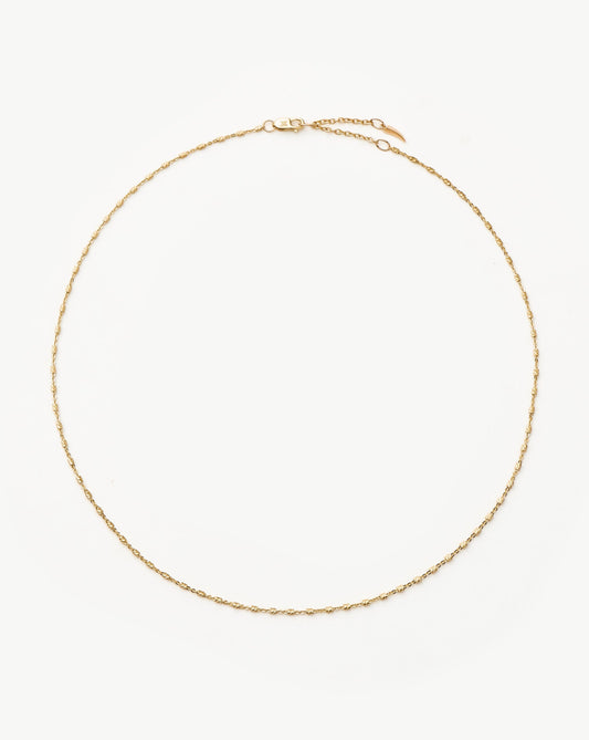 Solid Gold Vervelle Chain Choker