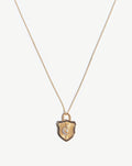 Harris Reed Solid Gold Shield Necklace |