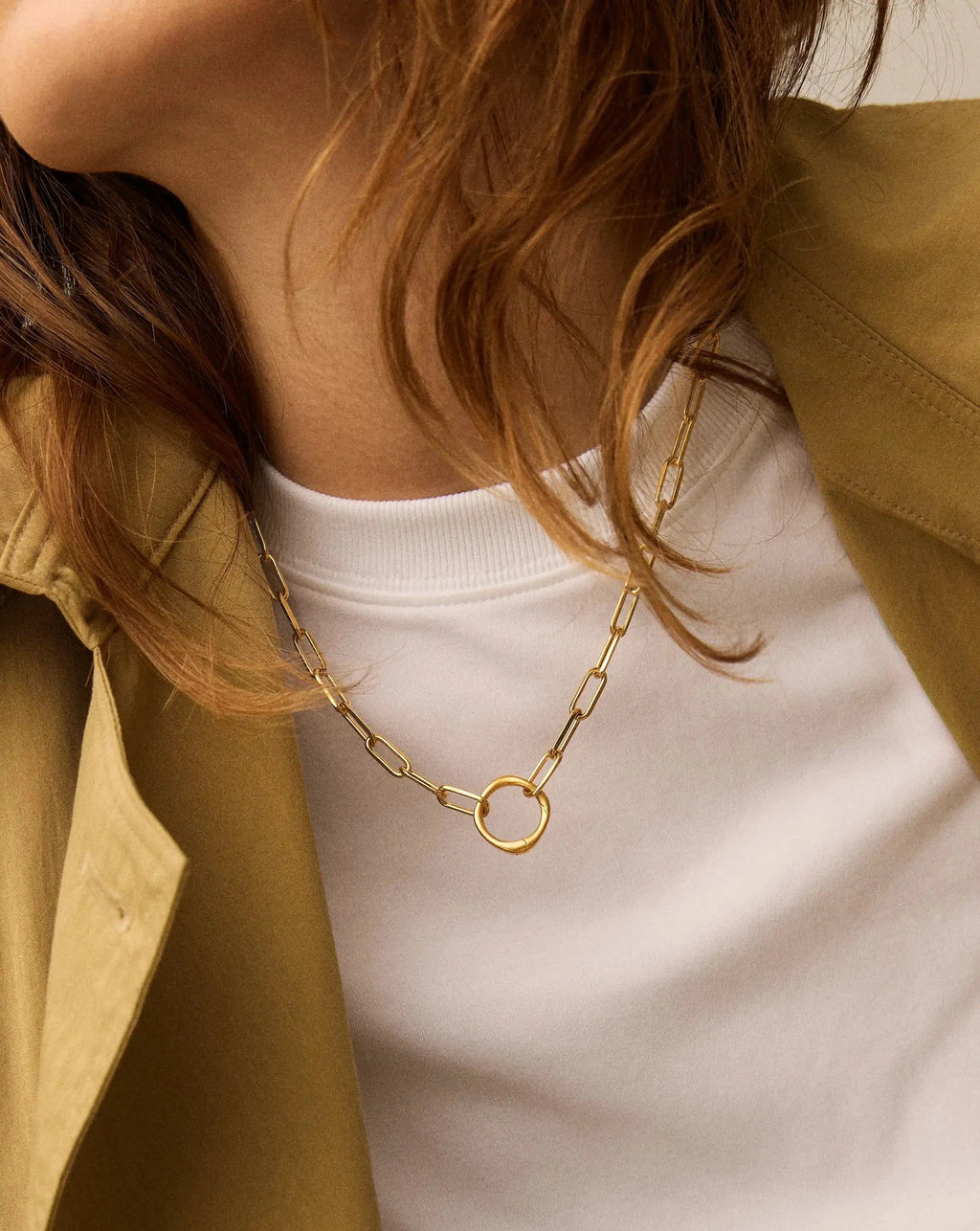 Harris Reed Interlinked Chain Necklace | 18ct Gold Plated