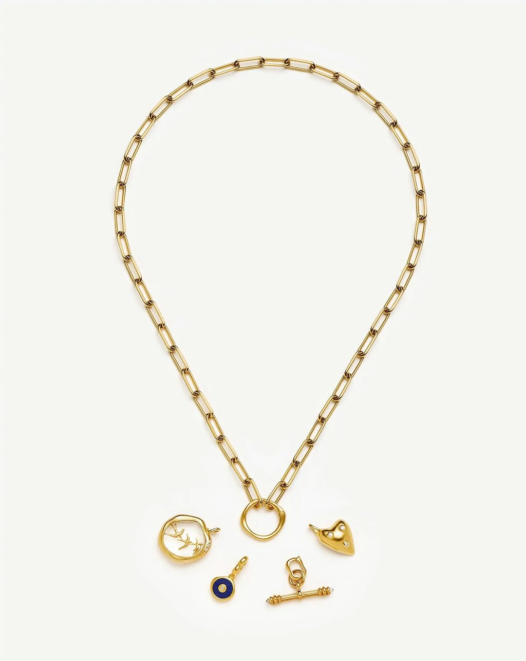 Harris Reed Interlinked Chain Necklace | 18ct Gold Plated