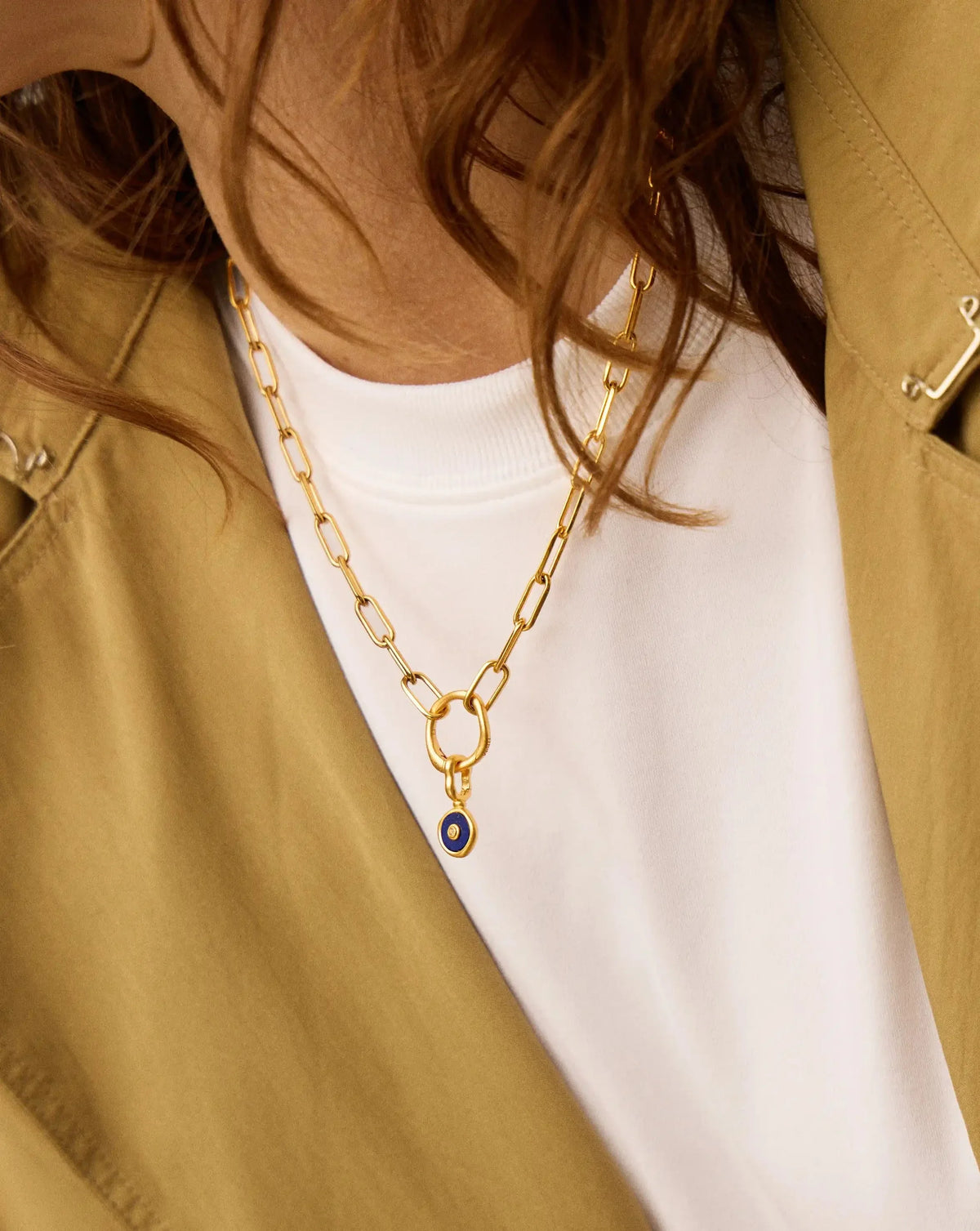 Harris Reed Protective Eye Clip-On Charm | 18ct Gold Plated
