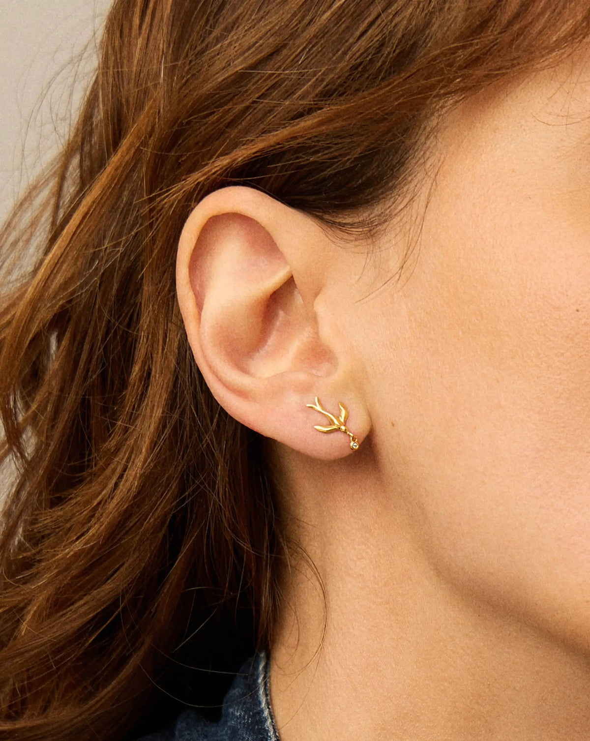 Harris Reed Taking Flight Ear Climbers | 18ct Gold Plated/Cubic Zirconia