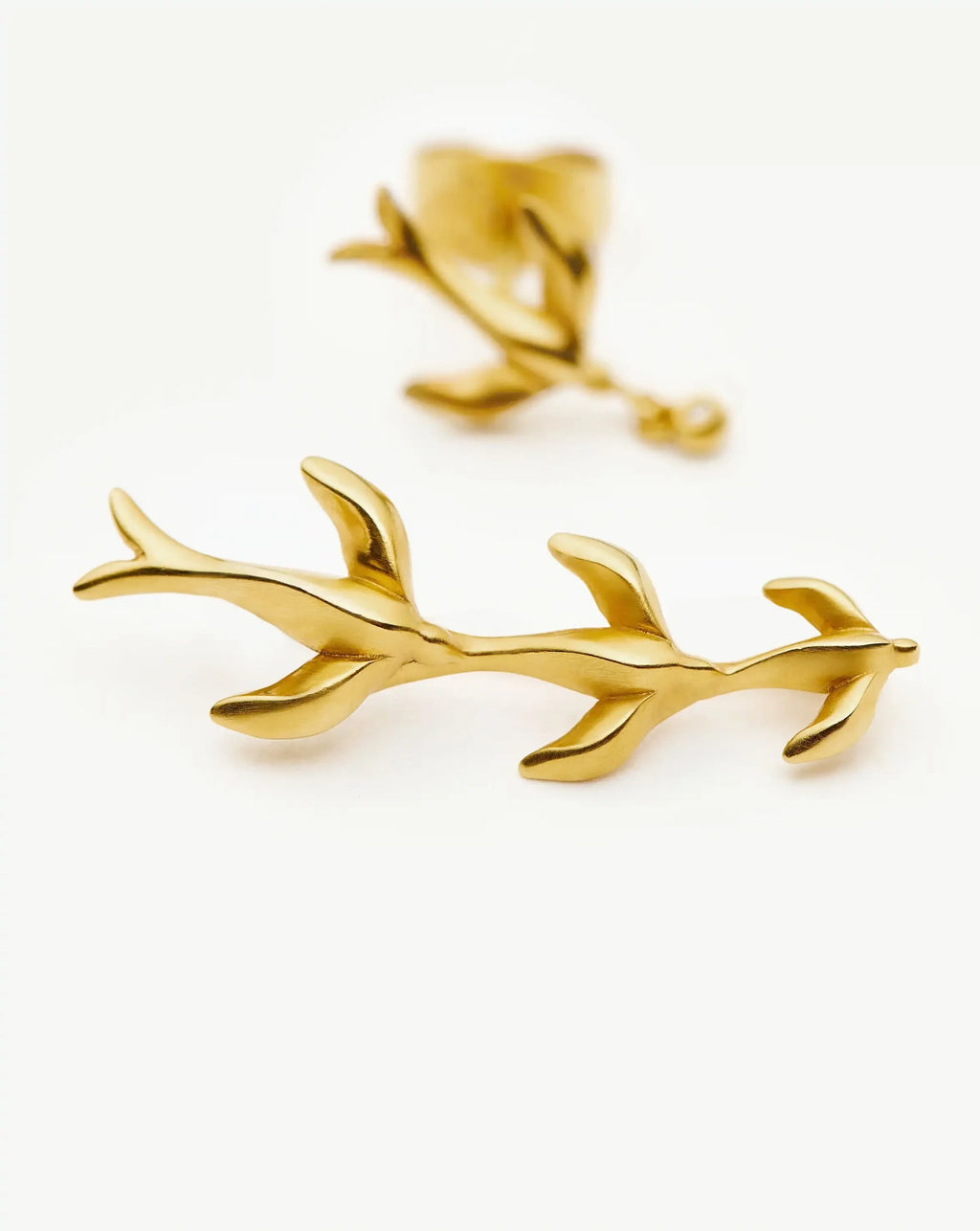 Harris Reed Taking Flight Ear Climbers | 18ct Gold Plated/Cubic Zirconia