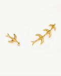 Harris Reed Taking Flight Ear Climbers | 18ct Gold Plated/Cubic Zirconia