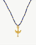Harris Reed Taking Flight Keepsake Necklace | 18ct Gold Plated/Blue Sodalite