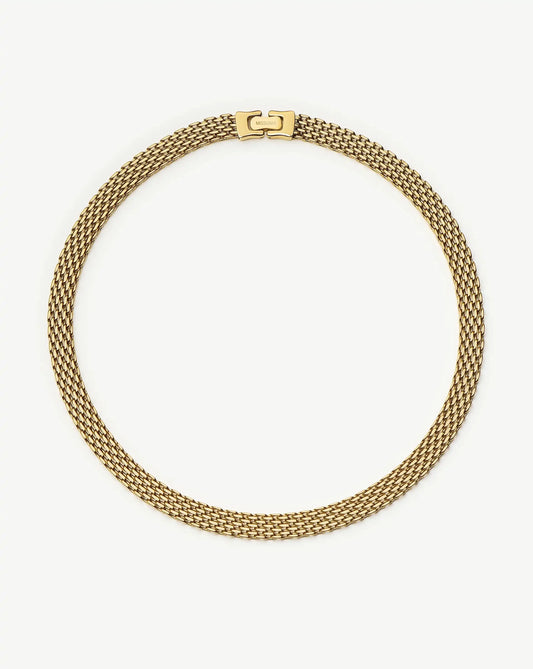 Heirloom Chain Choker Necklace | 18ct Gold Plated