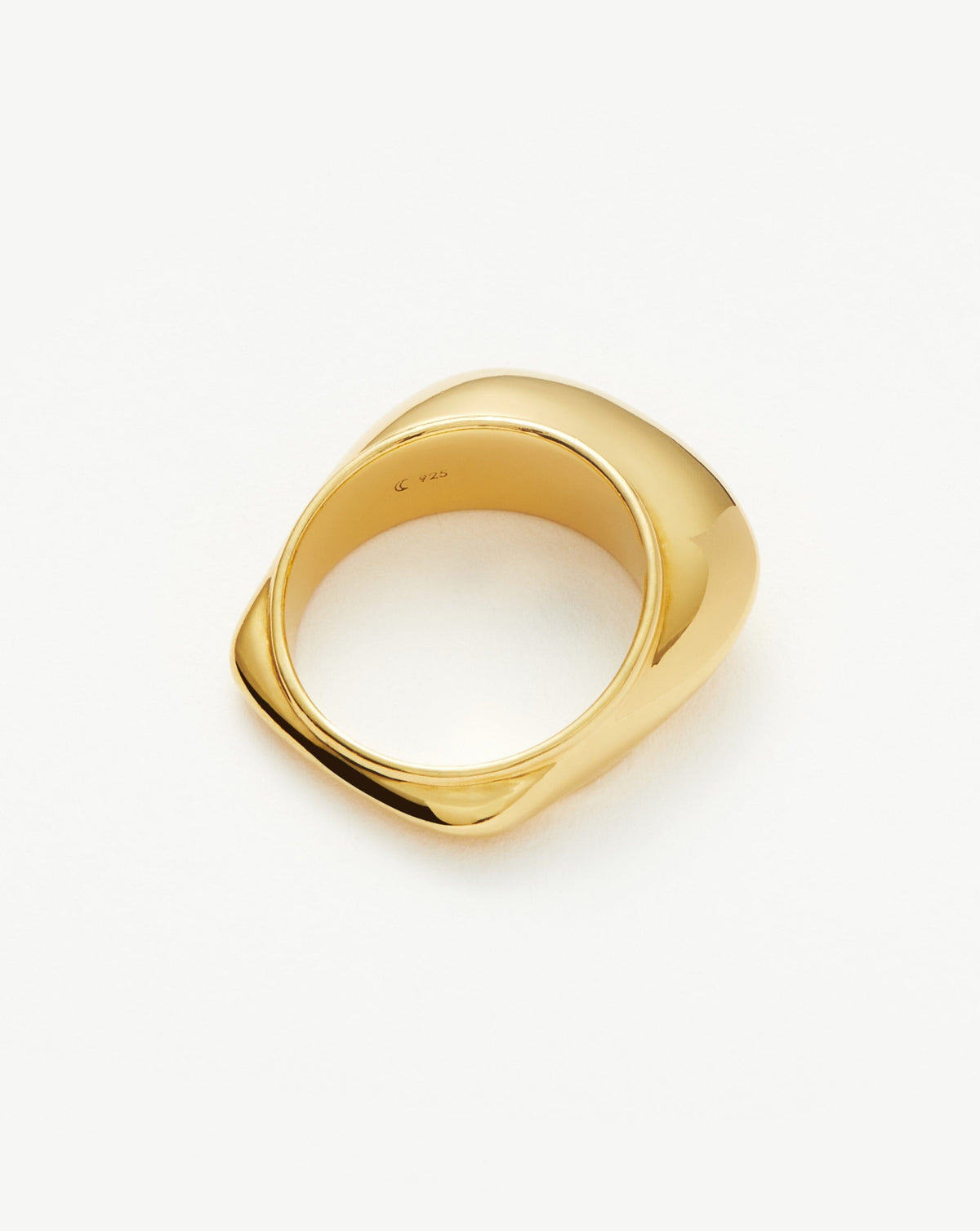 Hera Dome Stacking Ring | 18ct Gold Vermeil