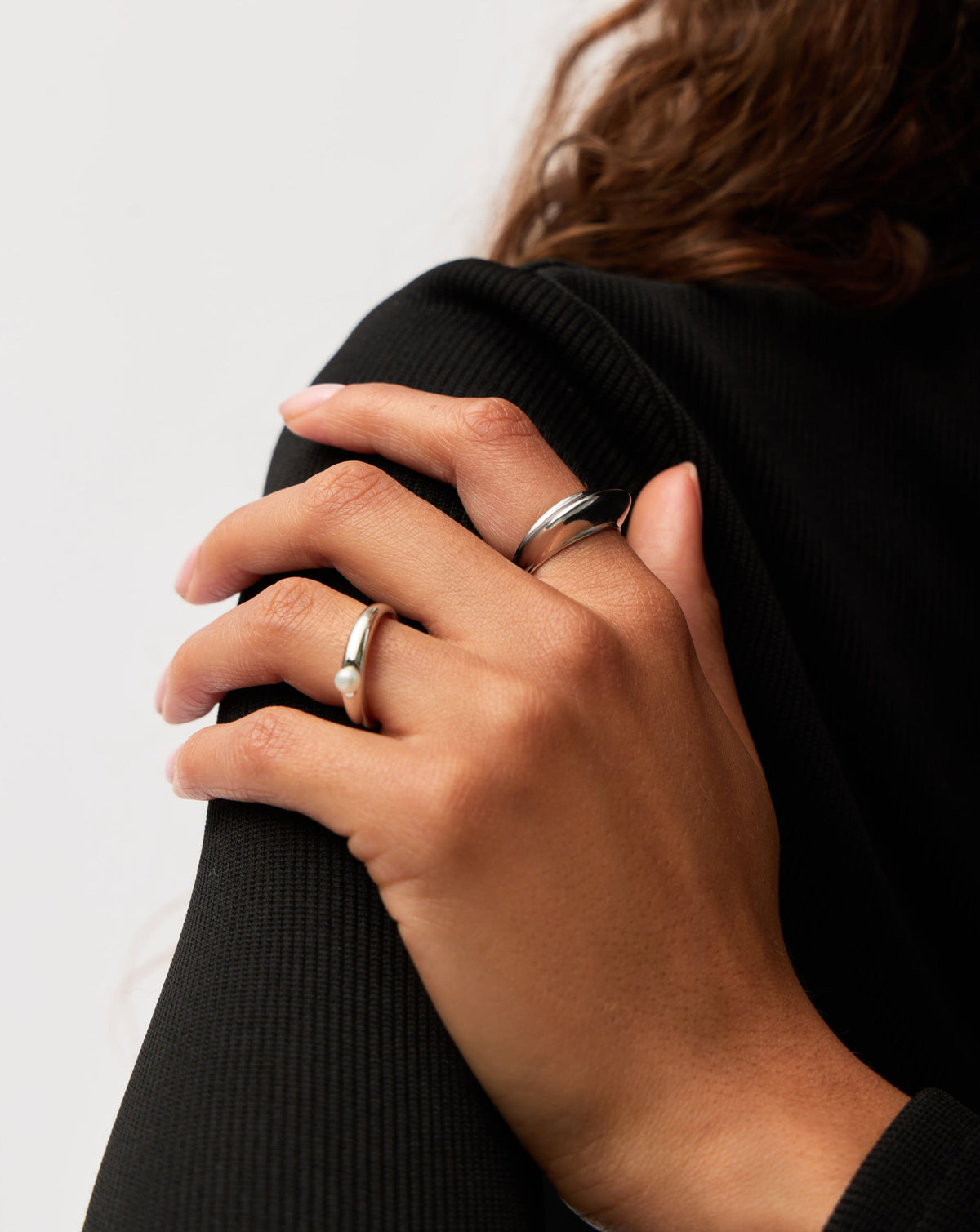 Hera Dome Stacking Ring | Sterling Silver
