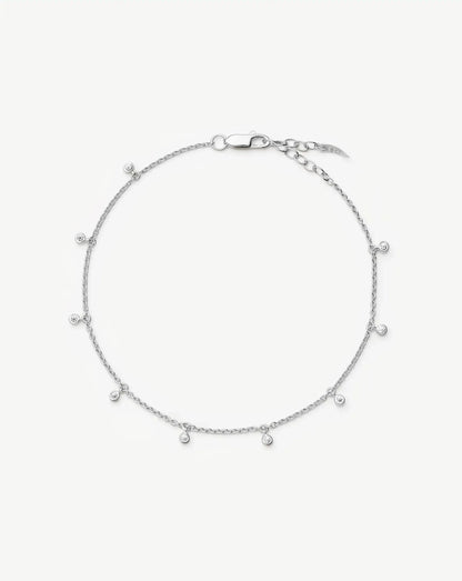 Interstellar Drop Bracelet | Silver Plated