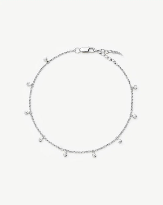 Interstellar Drop Bracelet | Silver Plated