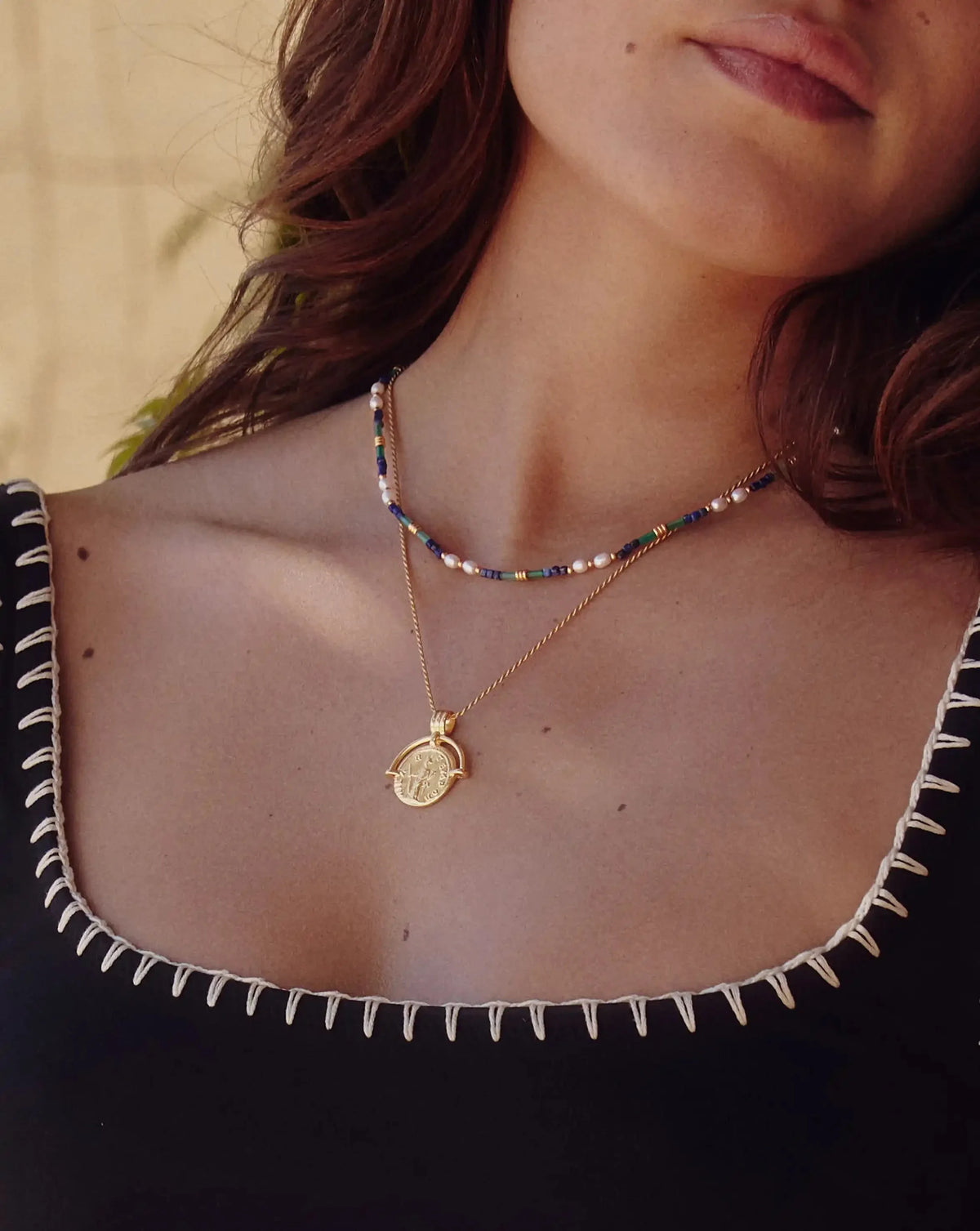 Just Add Colour Necklace Set | 18ct Gold Plated
