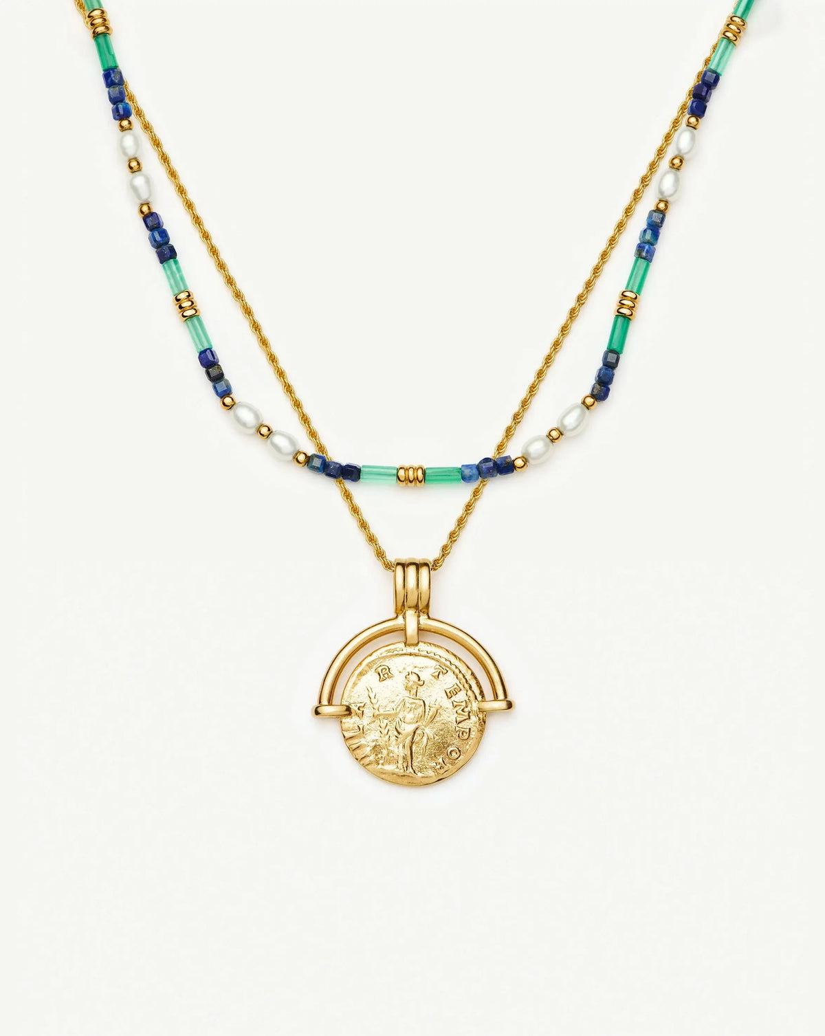 Just Add Colour Necklace Set | 18ct Gold Plated