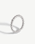 Lasso Stacking Ring | Silver Plated