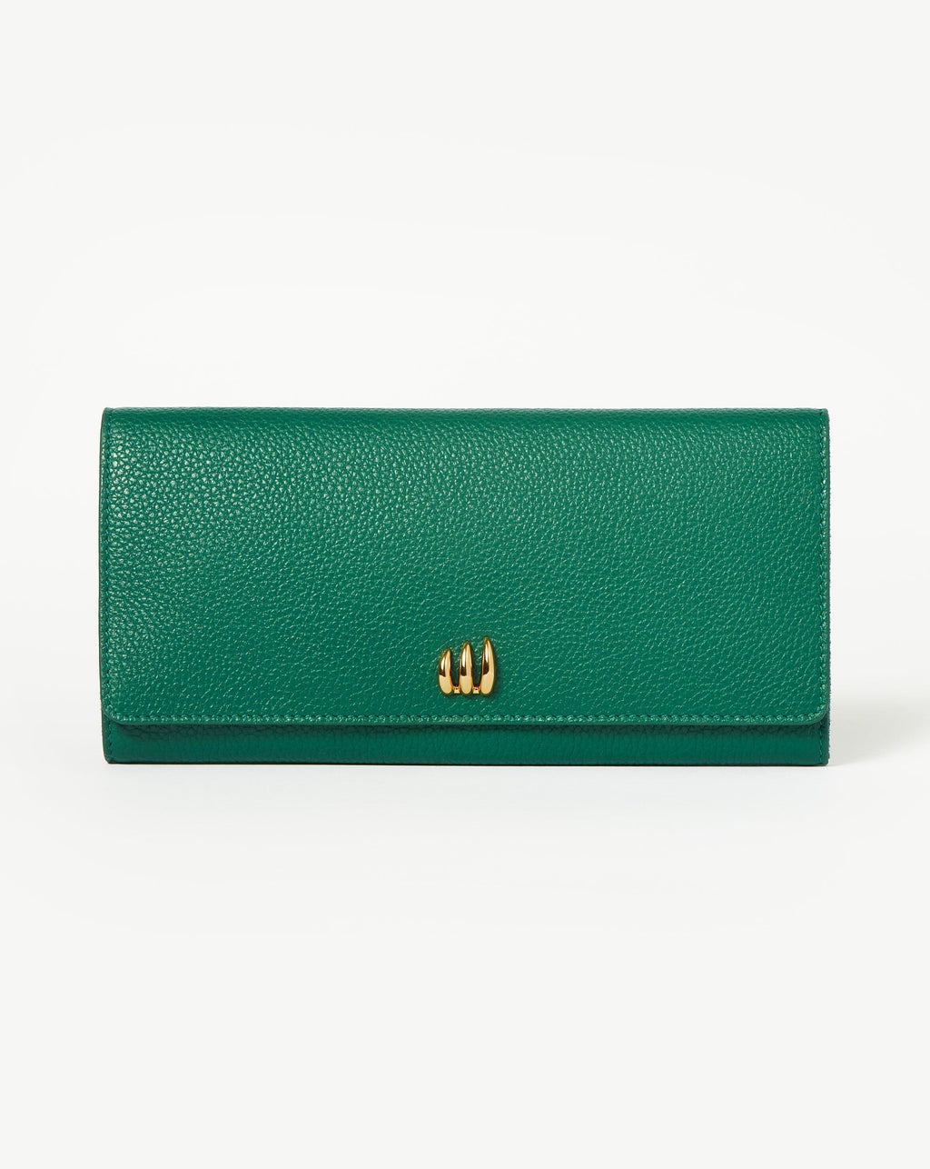 Leather Jewellery Roll | Malachite Green