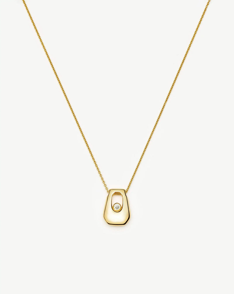 Lucy Williams Arco Pendant Necklace | 18ct Gold Vermeil