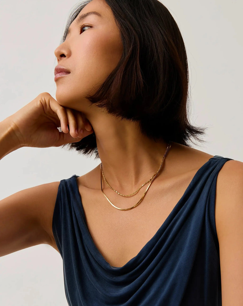 Lucy Williams Horizon Link Chain Necklace | 18ct Gold Vermeil