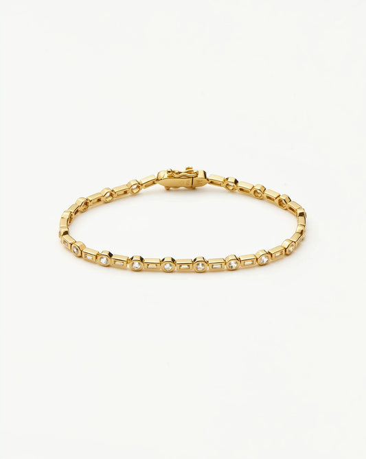 Lucy Williams Tennis Bracelet | 18ct Gold Vermeil