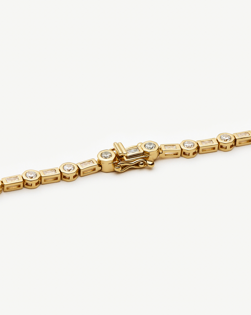 Lucy Williams Tennis Necklace | 18ct Gold Plated