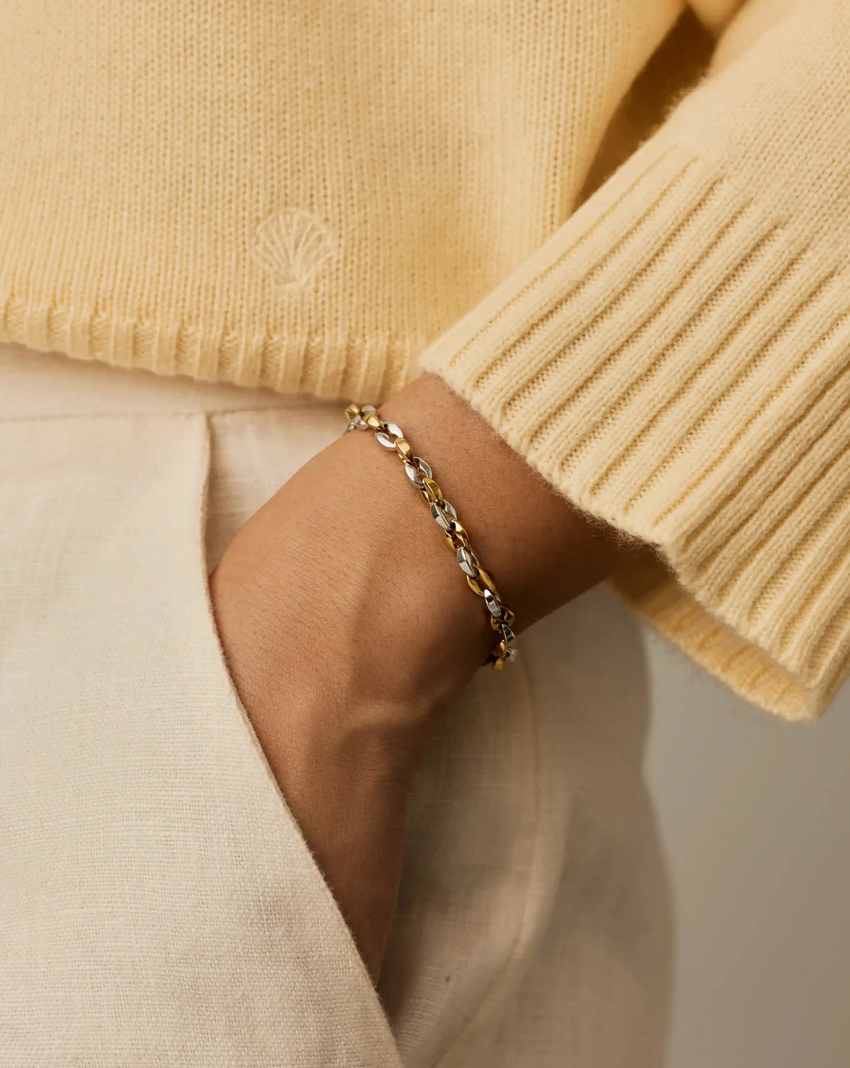 Mariner Chain Bracelet | 18ct Gold Plated/Platinum Plated