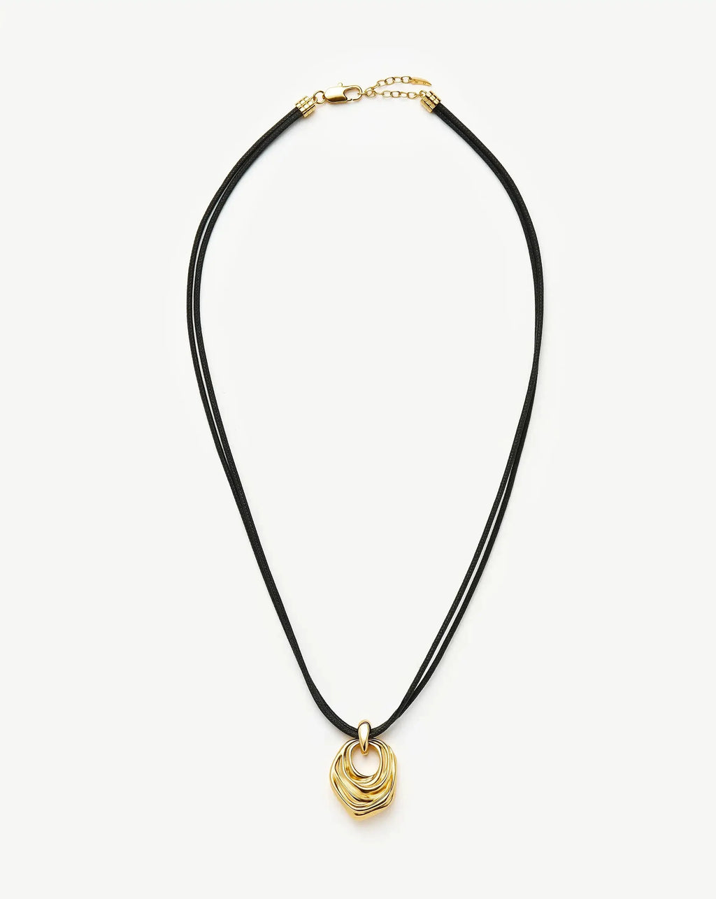 MARKGONG Draped Statement Cord Necklace | 18ct Gold Plated