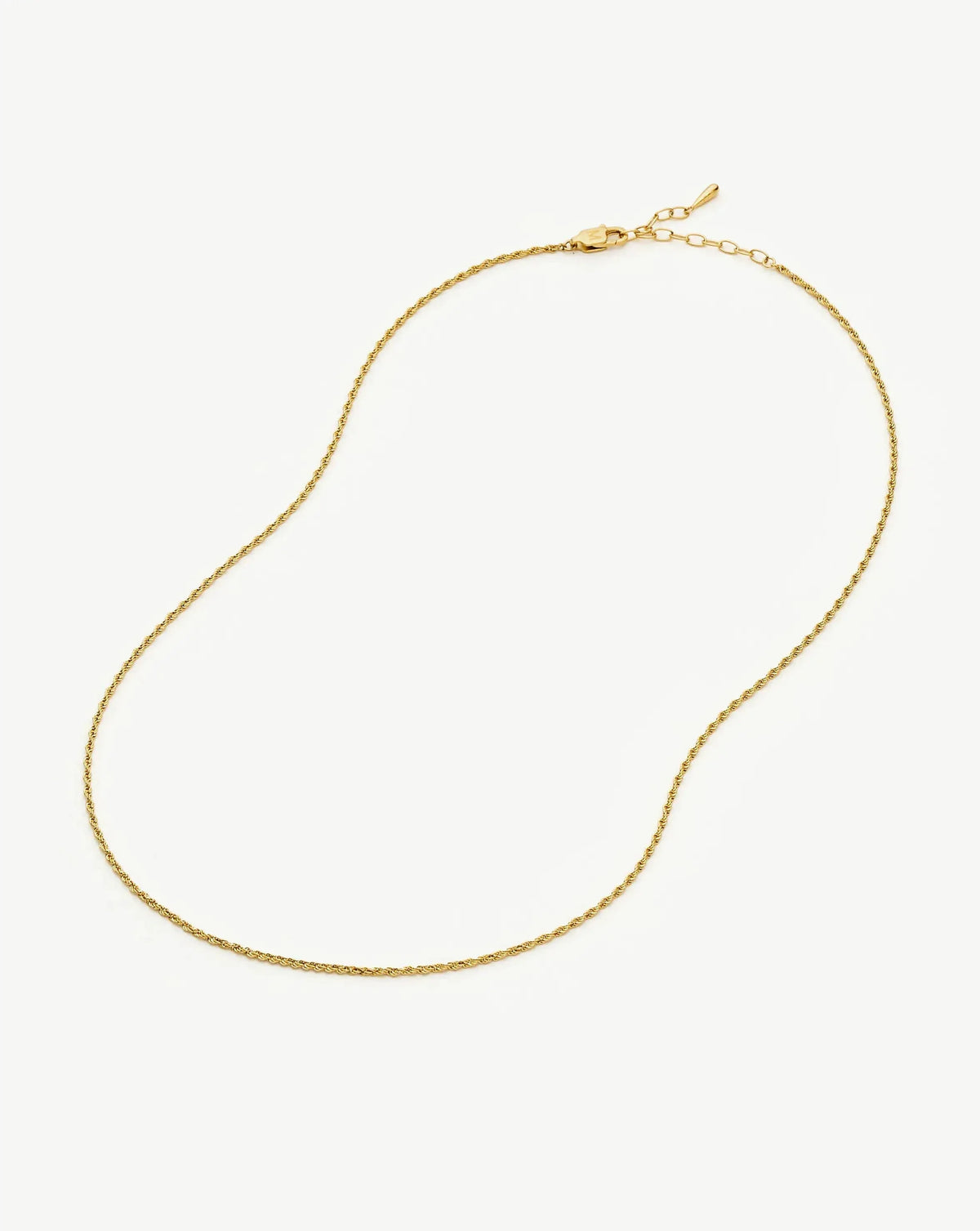 Medium Rope Chain Necklace | 18ct Gold Plated