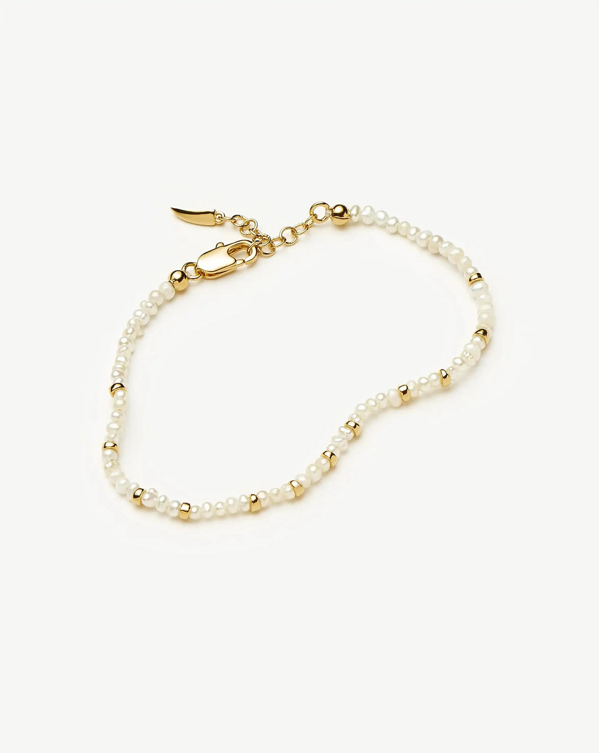 Micro Pearl Beaded Bracelet | 18ct Gold Plated/Pearl