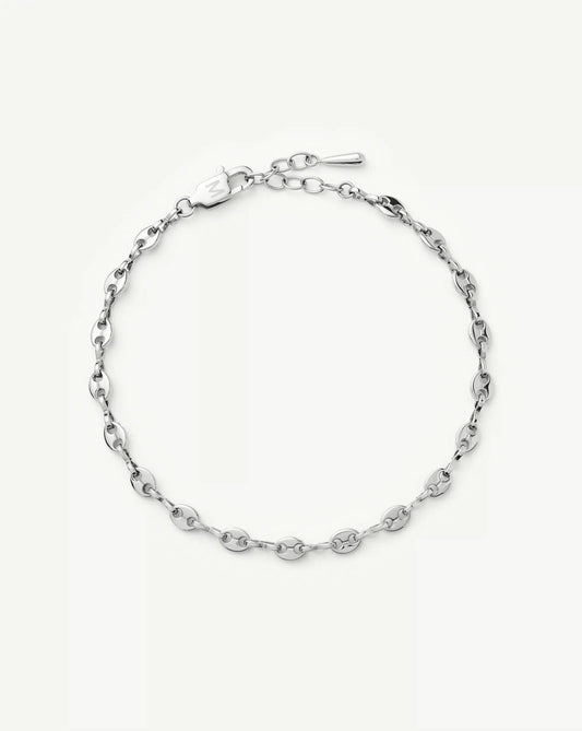Mini Mariner Chain Bracelet | Silver Plated