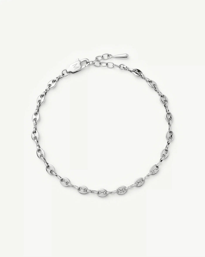 Mini Mariner Chain Bracelet | Silver Plated