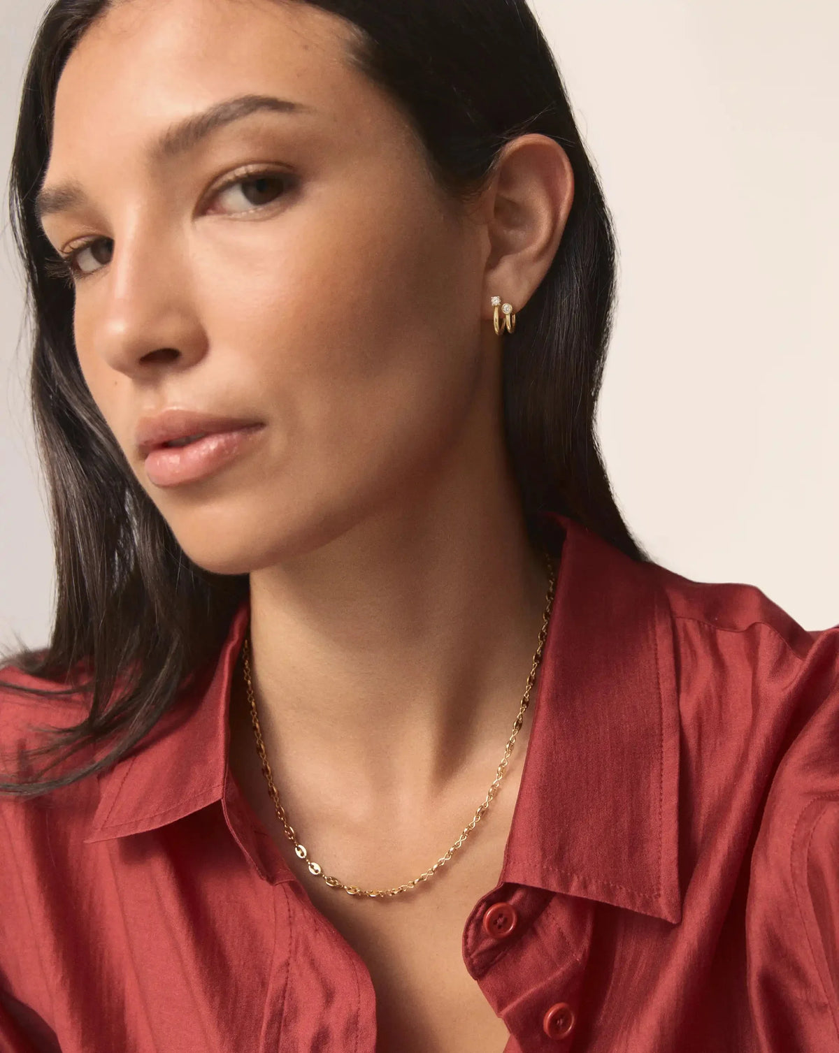 Mini Mariner Chain Necklace | 18ct Gold Plated