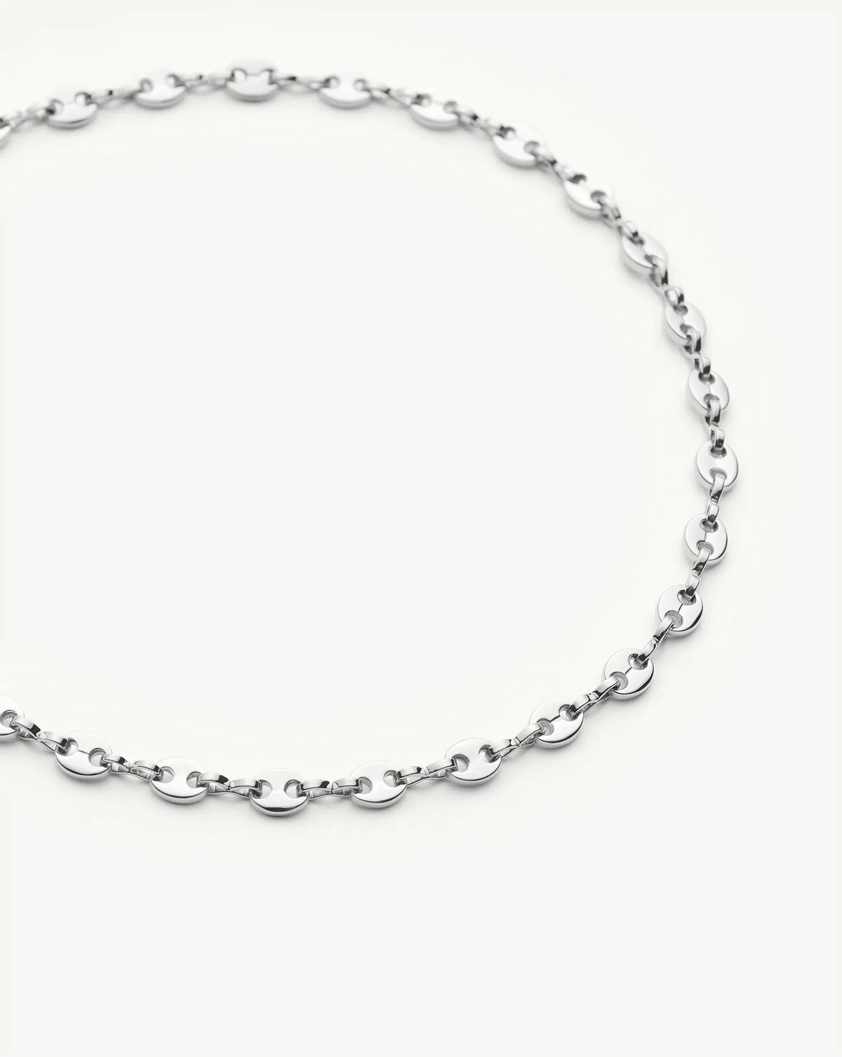 Mini Mariner Chain Necklace | Platinum Plated