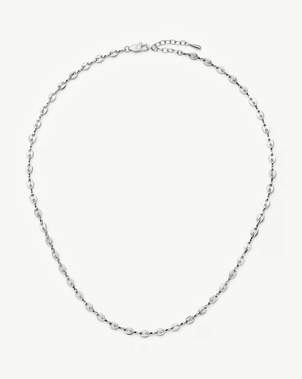 Mini Mariner Chain Necklace | Platinum Plated