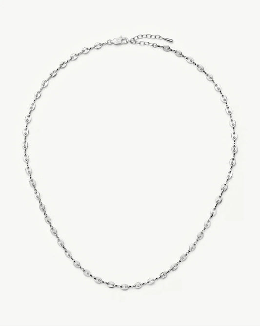 Mini Mariner Chain Necklace | Platinum Plated